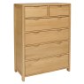 Ercol Bosco 6 Drawer Tall Wide Chest