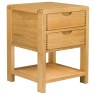Ercol Bosco 2 Drawer Bedside Cabinet