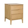 Ercol Rimini 3 Drawer Bedside Cabinet