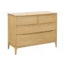 Ercol Rimini 4 Drawer Low Wide Chest