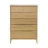 Ercol Rimini 6 Drawer Tall Wide Chest