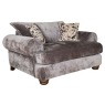 Horatio   Love Chair   Standard Back   Angled   Kairo Grey  Burnaby Mono