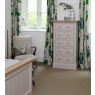 NEBC87   New England 5 Drawer Wellington Chest