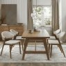 Camden Rustic Oak 4 6 Extending Dining Table
