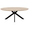 Manhattan 180cm Oval Table in Oak
