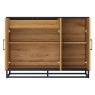 2003 10 INDUS RUSTIC OAK   PEPPERCORN NARROW SIDEBOARD