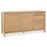 Bentley Designs Bergen Oak Wide Sideboard  front angle