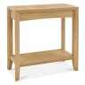 Bentley Designs Bergen Oak Side Table  front angle shot