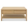 Bentley Designs Bergen Oak Coffee Table with Drawer  front on