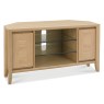 Bentley Designs Bergen Oak Corner Entertainment Unit  front angle