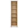 Bentley Designs Bergen Oak Narrow Bookcase  front on