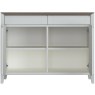 8102 10 BERGEN GREY WASHED OAK   SOFT GREY  NARROW SIDEBOARD