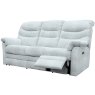 3str single power recliner sofa rhf with headrest and lumbar
