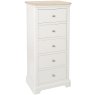 LYD002 5 Drawer Wellington Painted Grey Mist 1