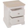 LYD010 2 Drawer Bedside Painted Grey Mist 2