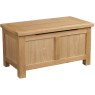 DOR021 blanket box storage end of bed bedroom natural oak lacquered