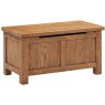 DOR021R blanket box end of bed storage bedroom dark rustic oak