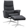 G Plan Riba Chair   Cambridge Petrol Blue Leather