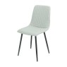 1787637842Argenta Dining Set 120cm 4 Seater Light Grey and Black Sintered Stone Top 4 Chair 3