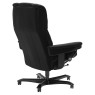 Mayfair Medium Office Chair in Paloma Black with Black 4