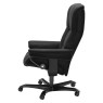 Mayfair Medium Office Chair in Paloma Black with Black 2