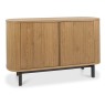 Vega Rustic Oak Narrow Sideboard