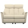 G Plan Kelson Leather 2 Seater Sofa   Cambridge Stone