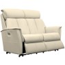 G Plan Kelson Leather 2 Seater Power Sofa   Cambridge Stone